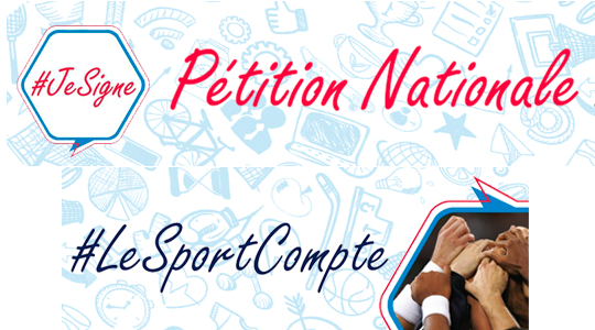 Signe la pétition #LeSportCompte